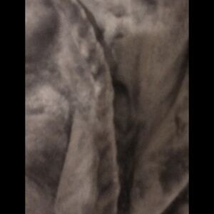 Luxurious Dark Gray Throw Blanket Shiny Soft Smooth Velvet like